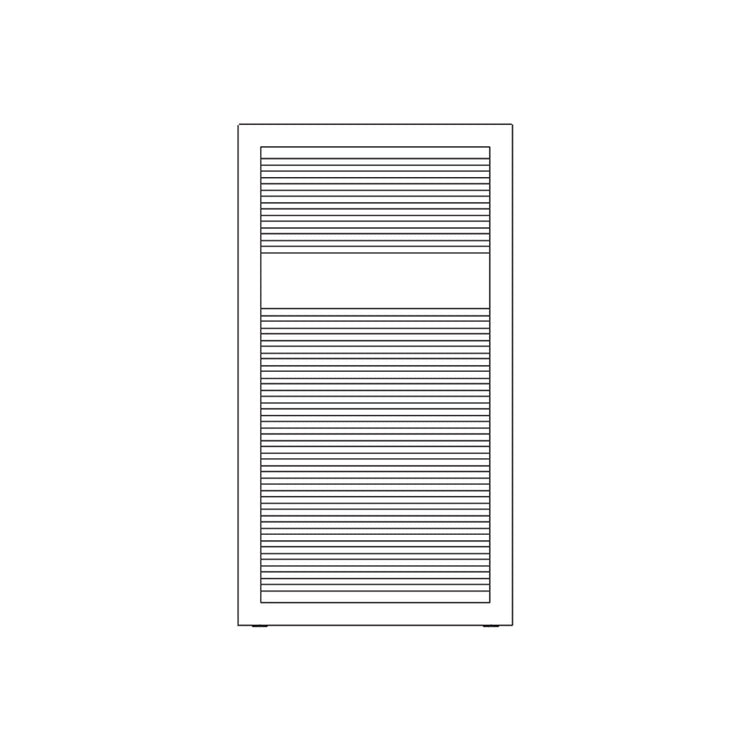 Irsap Badheizkörper LIKE, 31 Rohre, 1 Segment, H 88,2 × B 63,2 × T 3,5 cm, Weiß Standard glänzend (Farbcode 01) FCS063B01IR01NNN02