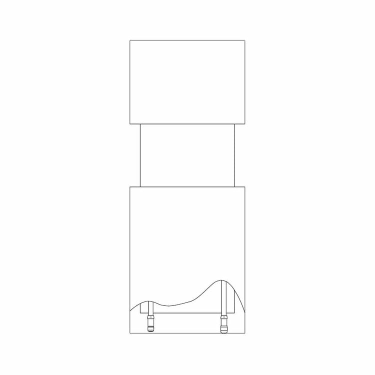 Irsap Design-Heizkörper M'AMA, H 140 × B 55 × T 11,35 cm, Weiß Standard glänzend (Farbcode 01) MAML055B01IRANN002