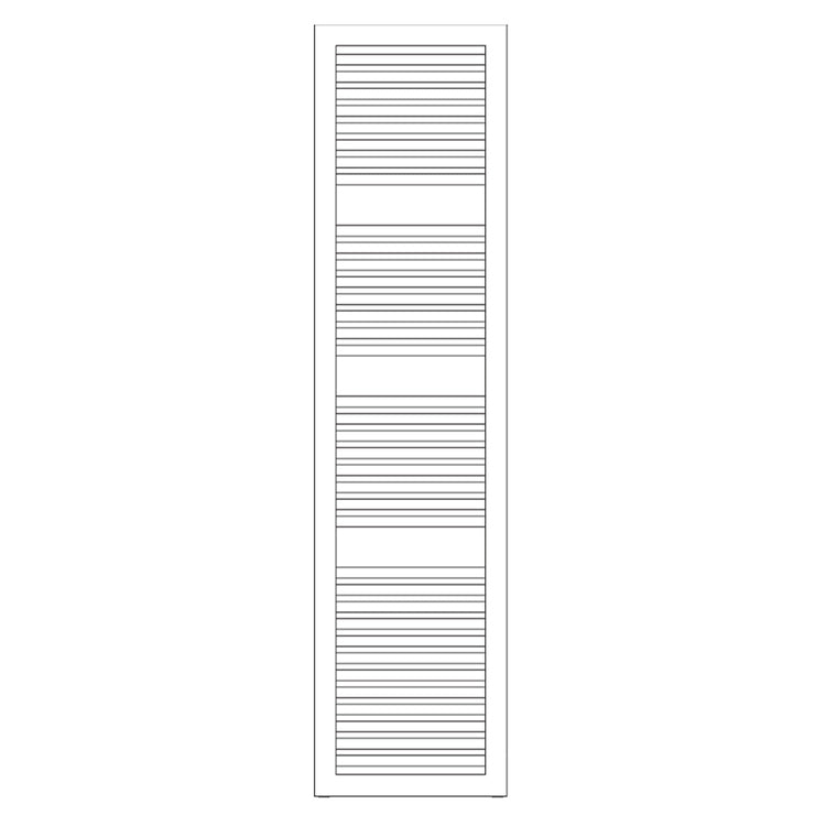 Irsap Badheizkörper NOVO CULT, 36 Rohre, 3 Segmente, H 180,7 × B 60 × T 4,9 cm, Mittelanschluss 50 mm, Sunstone Strukturlack (Farbcode 2D) NSE060B2DIR05NNN01