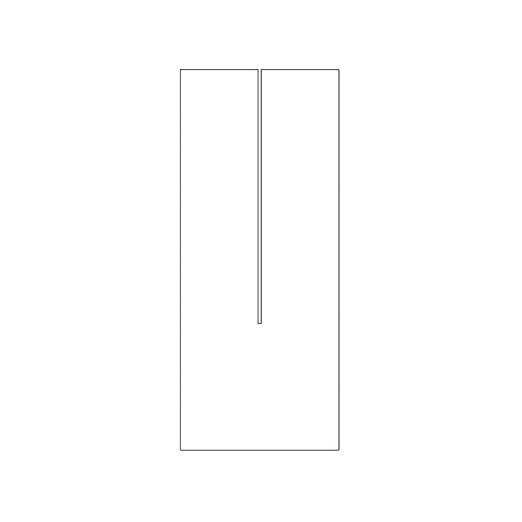 Irsap Elektro-Design-Heizkörper ORIGIN, H 120 × B 50 × T 7,4 cm, mit elektronischer WLAN-Steuerung, Weiß Standard glänzend (Farbcode 01) ORGM050E01IRNLN