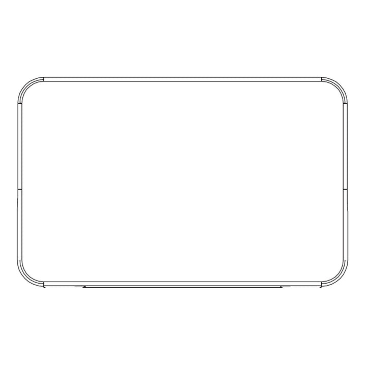 Irsap Design-Heizkörper RELAX HYBRID horizontal, H 65 × B 92 × T 10,7 cm, ohne LED, Anschluss rechts, Schwarz satiniert Strukturlack (Farbcode 30) REHM092A30IRRHNN01