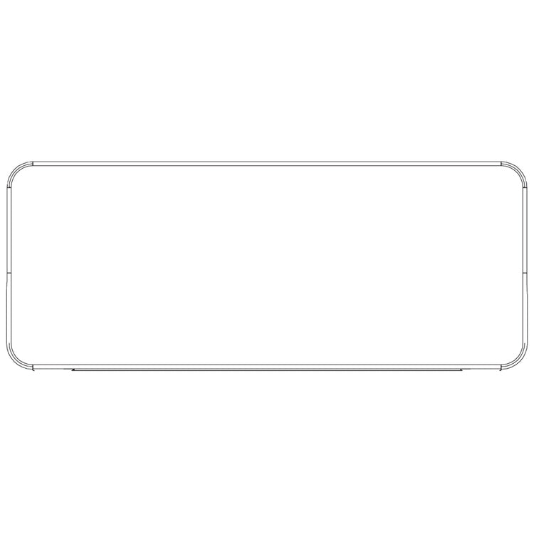 Irsap Design-Heizkörper RELAX HYBRID horizontal, H 65 × B 132 × T 10,7 cm, ohne LED, Anschluss links, Mittelgrau Strukturlack (Farbcode 4D) REHM132A4DIRLHNN01