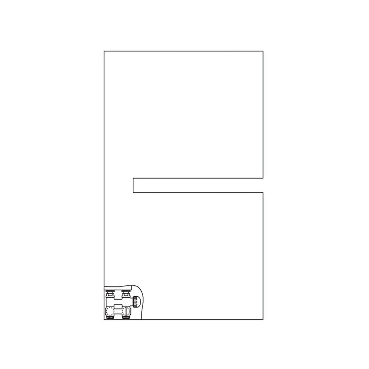 Irsap Design-Heizkörper SEQUENZE S, H 84,5 × B 50 × T 9 cm, Weiß Standard glänzend (Farbcode 01) SQZS050B01IRANN001