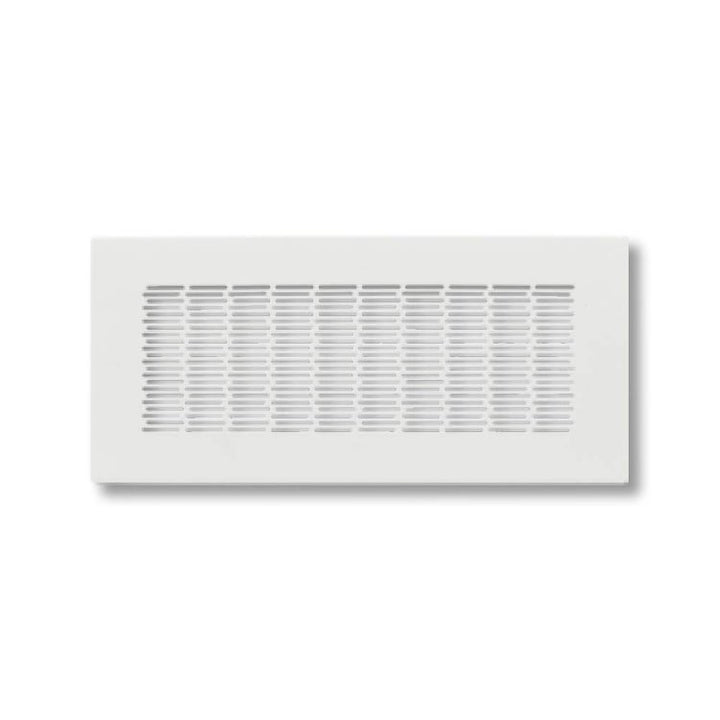 Irsap Einlass- und Ausblasgitter 250x100 aus gepresstem Stahl für Multi-Plenum, Durchfluss 30/60 m³/h QUADRA B TLZGRI02510MB0