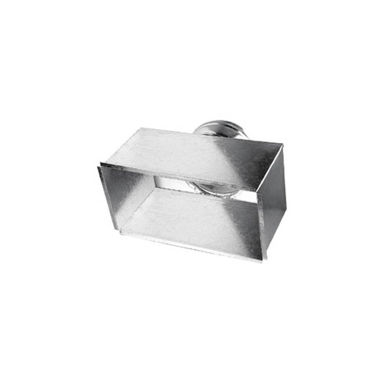 Irsap Plenum verzinkt L. 40 H. 20 cm, mit hinterem Anschluss für BMA-Zuluft- und GRA-Rückluftanschluss, geeignet zur Installation von TLZPLE04020P0-Gittern TLZPLE04020P0