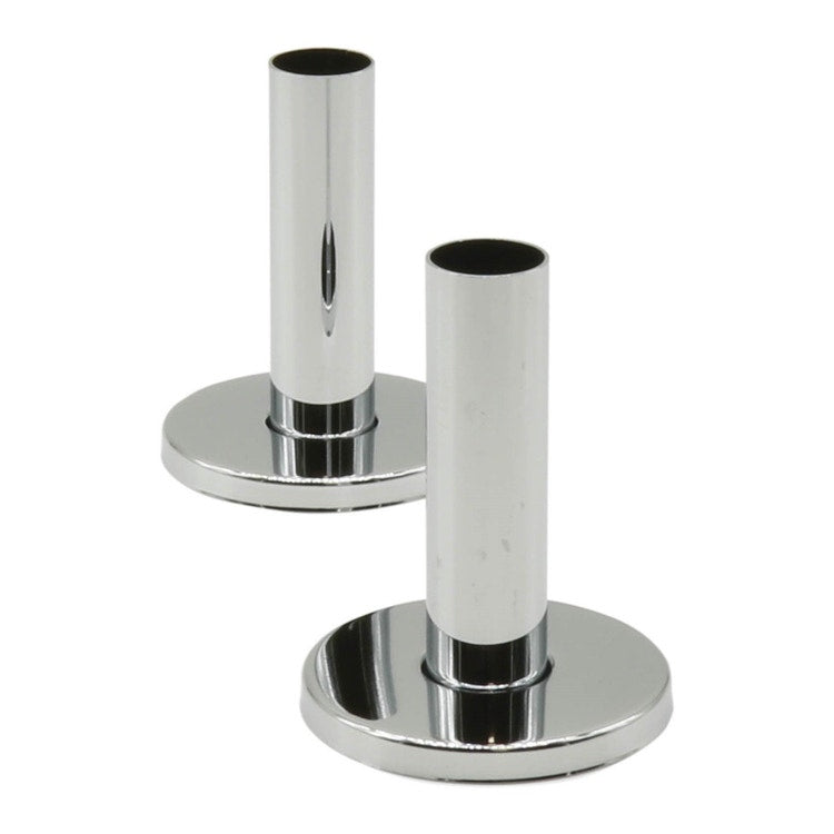 Irsap Set mit 2 Rohrabdeckungen L. 16 cm, für Heizkörperinstallation, Chromoberfläche Cod.50 VALKITCOPT16050