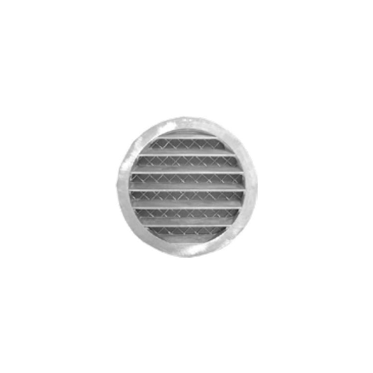 Irsap Gitter für externe Lufteinlässe oder Auslass mit geneigten Deflektoren zur Wandmontage, Außendurchmesser 185 mm, Innendurchmesser 160 mm GRAT TALGRI0016000