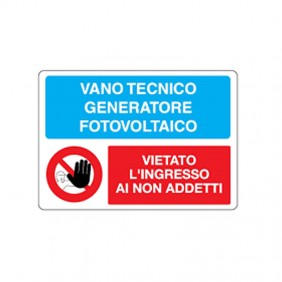 Italweber W012–367-A Warnschild für elektrische Transformatoren