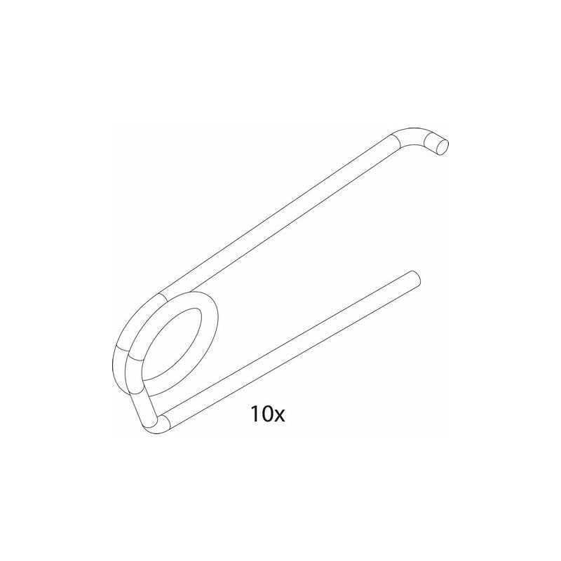 Junkers JU/SIEGER Haltefeder 10mm (10x)