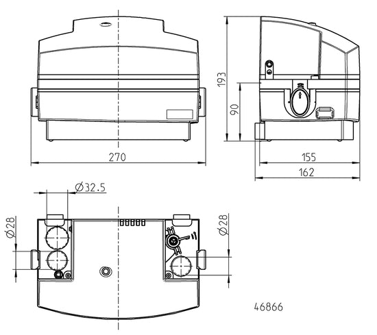 JUNG PUMPEN Kondensatpumpe K2 plus - Art. JP46589