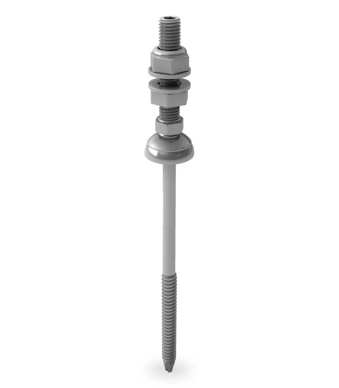 K2 Schraube DOUBLE FILETAGE für CHARPENTE Stahl