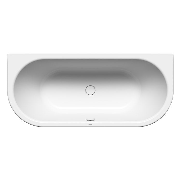 Kaldewei Badewanne L. 180 cm, aus emailliertem Stahl, Farbe Alpweiß CENTRO DUO 283500010001