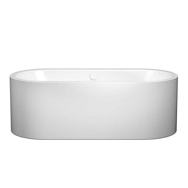 Kaldewei Meisterstück Centro DUO Oval Badewanne L. 170 T. 75 cm, aus emailliertem Stahl, mit Ablaufkolonne KA 4040, Farbe Alpinweiß 200140403001