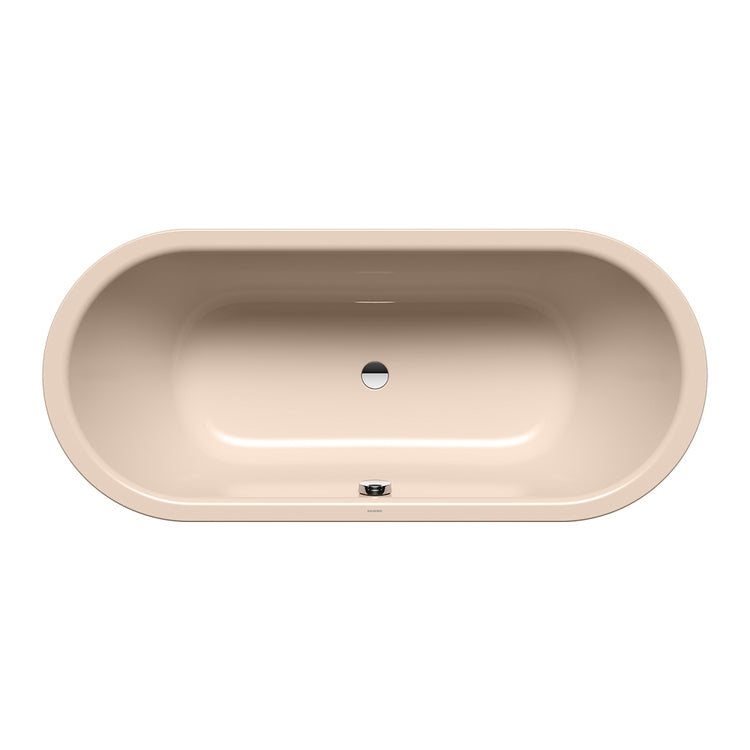 Kaldewei Ovale Badewanne L. 170 B.75 cm, aus emailliertem Stahl, Farbe Bahama Beige CLASSIC DUO OVAL 291400010030