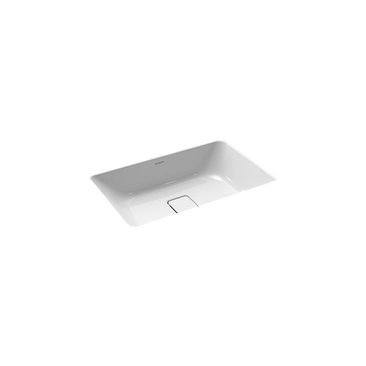 Kaldewei Unterbauwaschbecken L. 56,9 T. 38,2 cm, ohne Loch und Überlauf, Farbe Alpinweiß CONO 902306003001