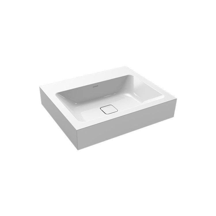 Kaldewei Wandwaschbecken L. 60 T. 50 cm, ein Loch, ohne Überlauf, Farbe Alpina Weiß CONO 902506013001