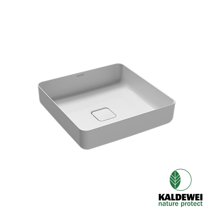 Kaldewei Aufsatzwaschbecken 40 cm, ohne Überlauf, Farbe Alpweiss MIENA NATURE PROTECT 909506913001