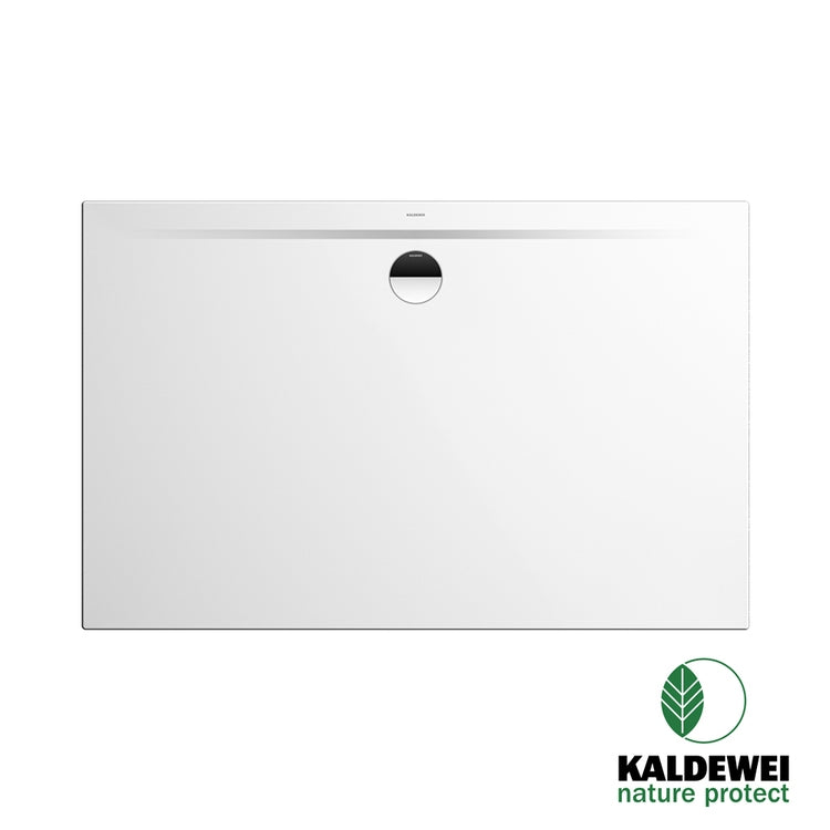 Kaldewei Rechteckige Duschwanne L. 120 B.90 cm, Farbe Alpweiß SUPERPLAN ZERO NATURE PROTECT 355400030001