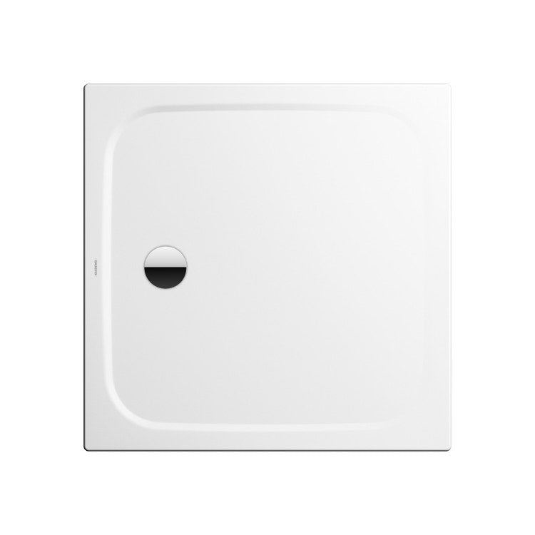 Kaldewei Quadratische Duschwanne 100 cm, aus emailliertem Stahl, Farbe Alpinweiß CAYONOPLAN 361800010001