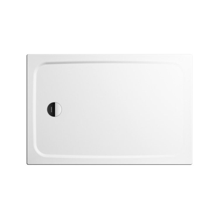 Kaldewei Rechteckige Duschwanne L. 120 T. 90 cm, aus emailliertem Stahl, mit extra flachem Träger, Farbe Alpweiß CAYONOPLAN 362347980001