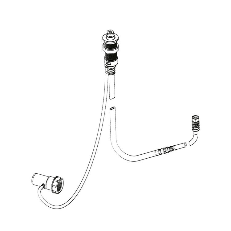 Kaldewei Einziehbare Duschstange, L. 150 cm 689720200999