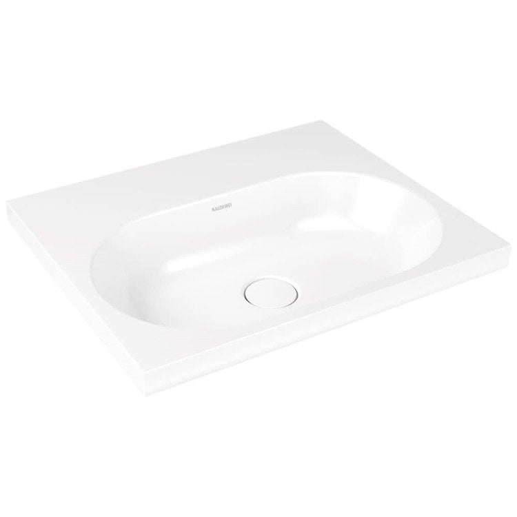 Kaldewei Aufsatzwaschbecken 60x50 cm, mit einem Hahnloch ohne Überlauf, weiß CENTRO 902806003001