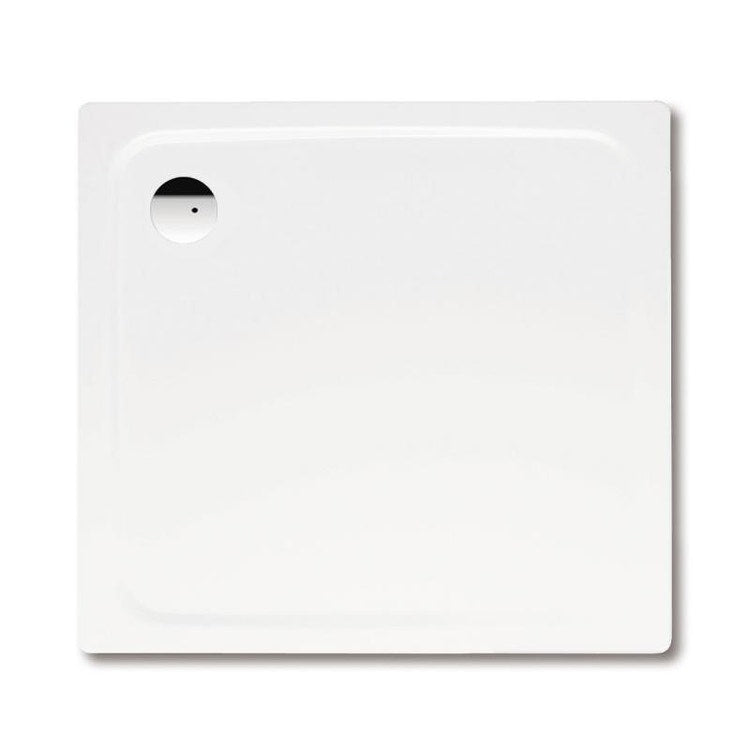 Kaldewei Duschwanne 90 x 100 x 2,5 cm, mit abgesenktem Polystyrolträger, Alpweiß SUPERPLAN 430447980001