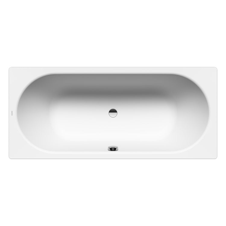 Kaldewei Rechteckige Badewanne L. 160 T. 70 cm, Farbe Alpweiß, matte Oberfläche CLASSIC DUO 290300010711