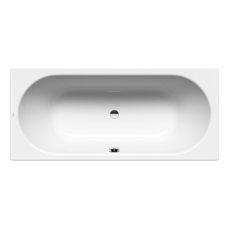 Kaldewei Rechteckige Badewanne L. 180 T. 75 cm, Farbe Alpweiß CLASSIC DUO 290900010001