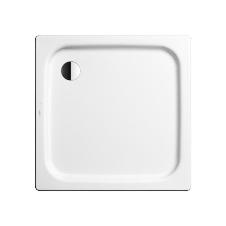 Kaldewei Quadratische Duschwanne 80 cm, mit Styroporträger, Farbe Alpweiß DUSCHPLAN 440548040001