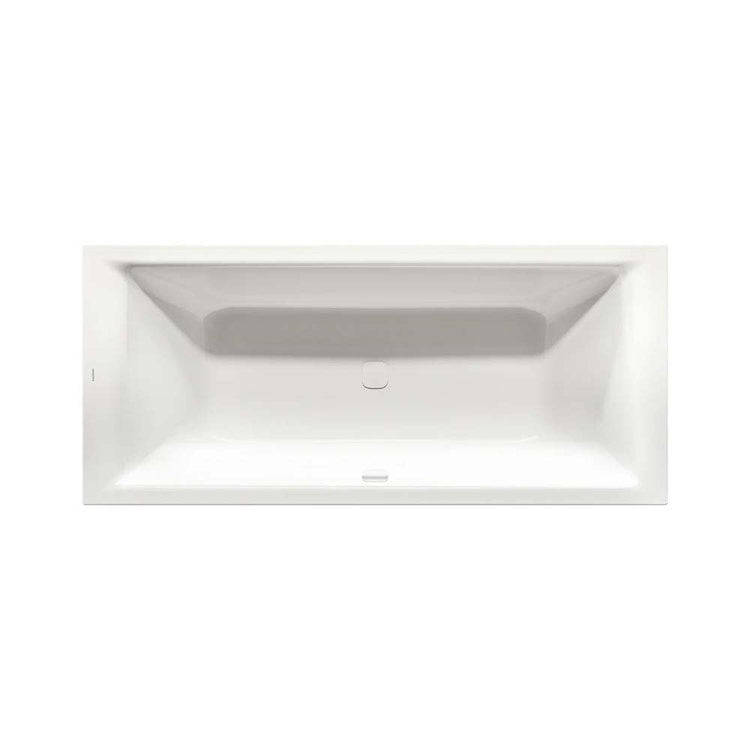 Kaldewei Rechteckige Wanne L. 190 T. 90 cm, aus emailliertem Stahl, Farbe Alpweiß PURO NEXT DUO 144000010001