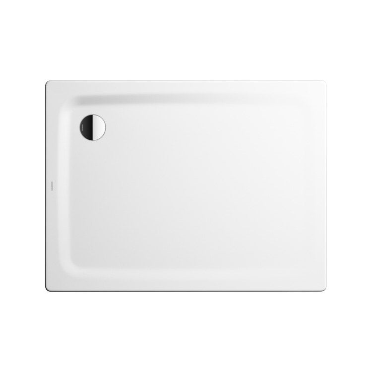 Kaldewei Rechteck-Duschwanne L. 120 B.80 cm, aus emailliertem Stahl, Farbe Alpweiß SUPERPLAN 447300010001