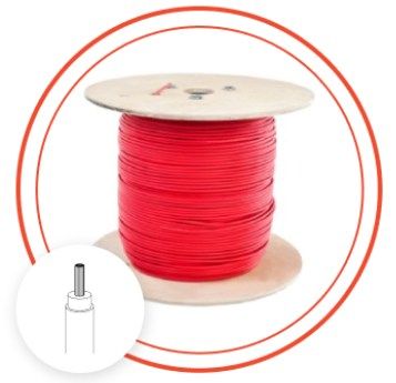KBE KBE SOLAR DB+ 6.0 mm² H1Z2Z2-K 500m Red
