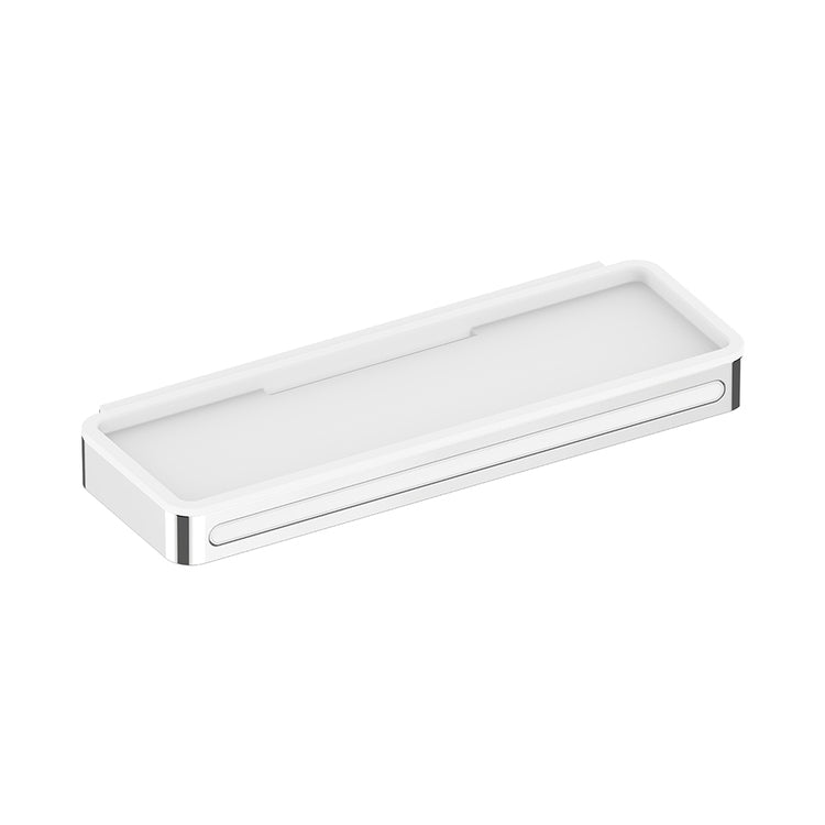 Keuco Duschkorb bestehend aus Metallträger mit Chromfinish, herausnehmbarer Kunststoffschale, Weiß PLAN 14959010051