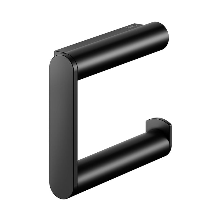 Keuco Offene Toilettenpapierhalter, Ausführung rechts, für Rollenbreite 100-120 mm, Schwarz matt PLAN 14962370000