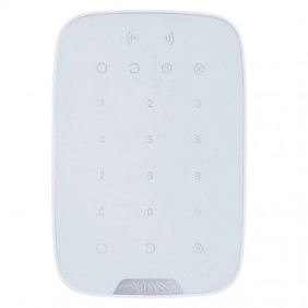 Ajax System KeyPad Plus Jeweller kabellose Tastatur Weiß