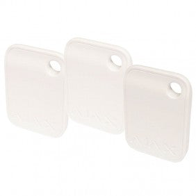 Ajax System Ajax Proximity Tag Kit 3 weiße Schlüsselanhänger Zutrittskontroll-Zubehör