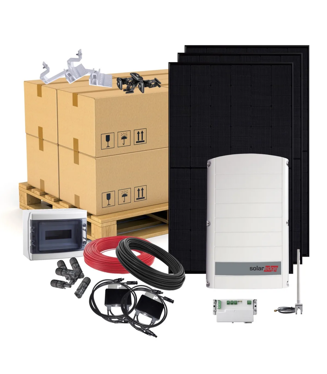 Set 9kWc Einphasig SOLAREDGE/RENUSOL Hochformat