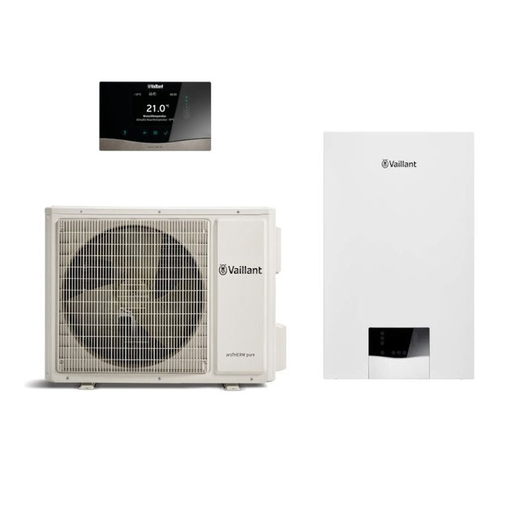 Vaillant Kit aroTHERM pure R32 Split-Wärmepumpe einphasig, 8 kW, 230V + Basiswandmodul 8000016289