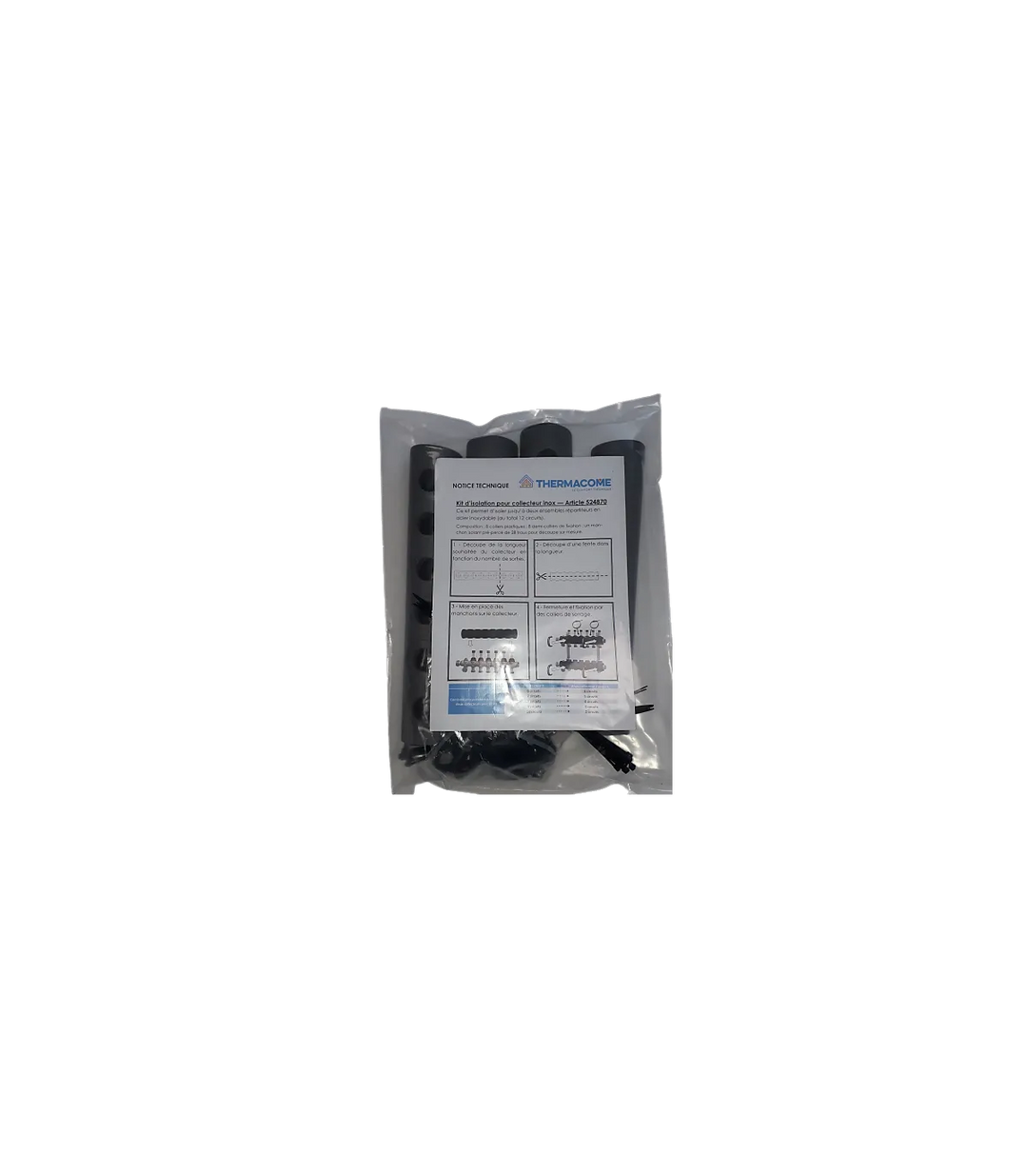 Set d'isolation Verteiler Stahl inoxydable