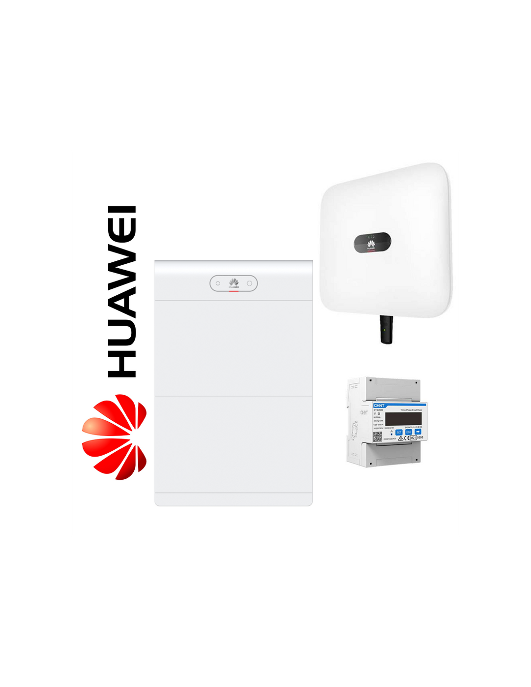 Huawei Kit 12 kWh + 10 kWp (1 x SUN2000-10KTL-M1 + 1 x LUNA2000-12-S1 + meter) KIT-HS-T-10-12