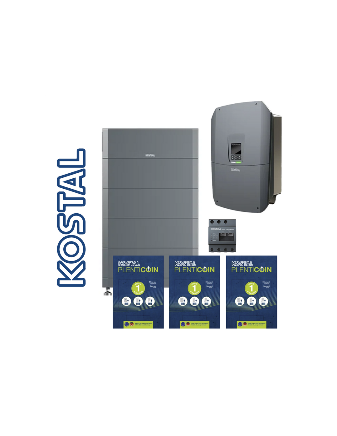 Kostal GmbH Kit 12,8 kWh + 15 kWp (n. 1 HELIVOR 12.8 + n. 1 Plenticore G3 - L 15 kW + METER und PLENTICOINS) KIT-KOSTAL-T-15-12.8