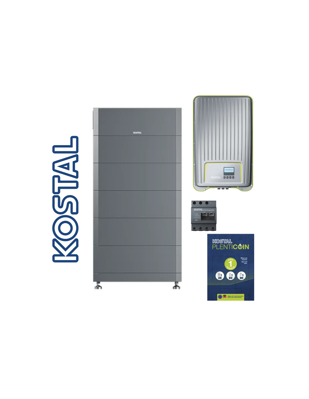 Kostal GmbH Kit 16 kWh + 5 kWp (n. 1 HELIVOR 16 + n. 1 Piko 5.0-2 MP Plus INT + METER und PLENTICOINS) KIT-KOSTAL-M-5-16