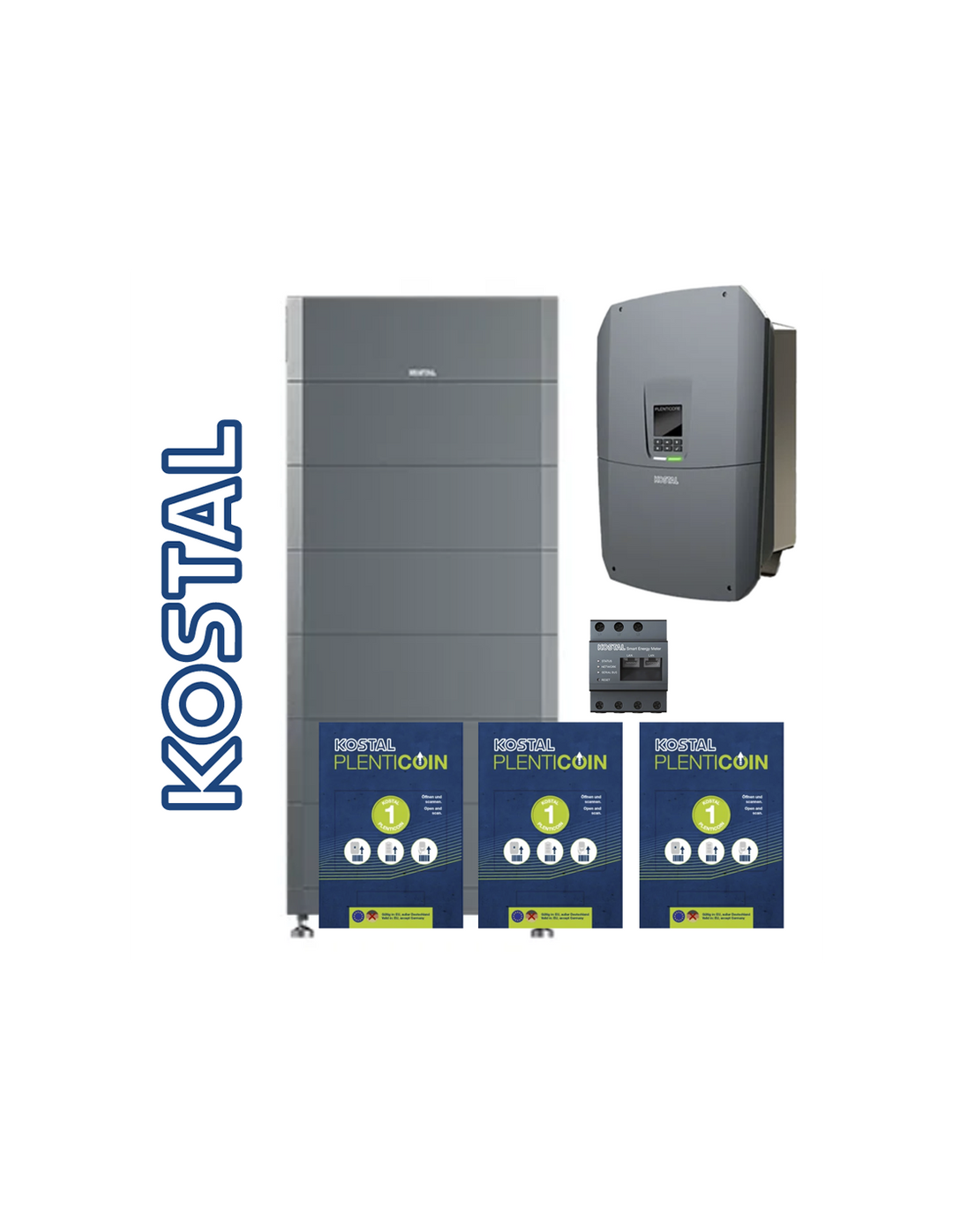Kostal GmbH Kit 19,2 kWh + 15 kWp (n. 1 HELIVOR 19.2 + n. 1 Plenticore G3 - L 15 kW + METER und PLENTICOINS) KIT-KOSTAL-T-15-19.2