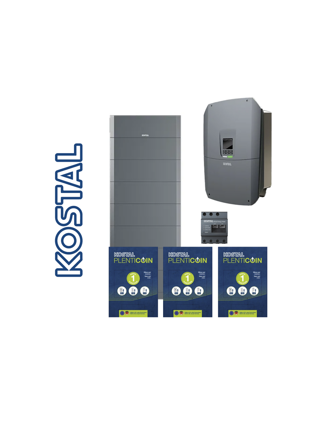 Kostal GmbH Kit 22,4 kWh + 15 kWp (n. 1 HELIVOR 22.4 + n. 1 Plenticore G3 - L 15 kW + METER und PLENTICOINS) KIT-KOSTAL-T-15-22.4