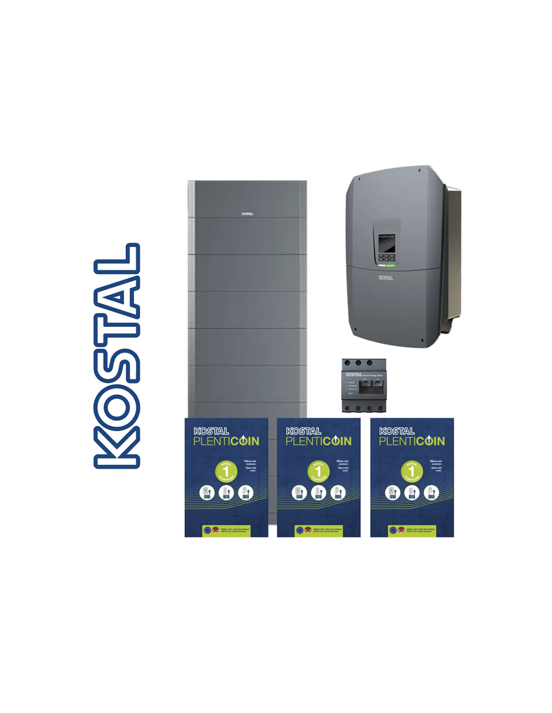 Kostal GmbH Kit 25,6 kWh + 15 kWp (n. 1 HELIVOR 25.6 + n. 1 Plenticore G3 - L 15 kW + METER und PLENTICOINS) KIT-KOSTAL-T-15-25.6