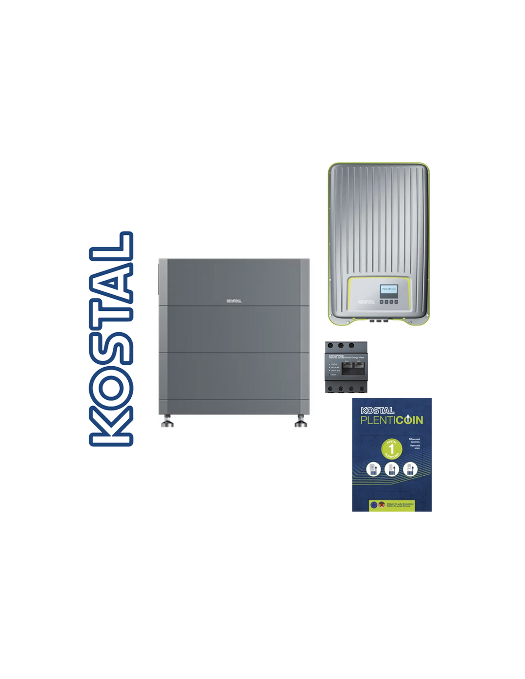 Kostal GmbH Kit 6,4 kWh + 5 kWp (n. 1 HELIVOR 6.4 + n. 1 Piko 5.0-2 MP Plus INT + METER und PLENTICOINS) KIT-KOSTAL-M-5-6.4