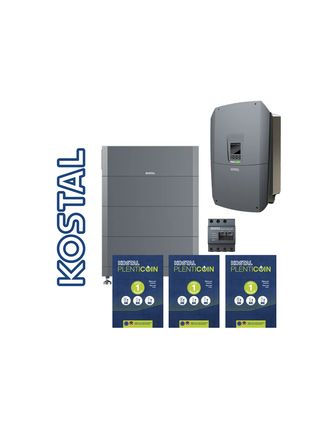 Kostal GmbH Kit 9,6 kWh + 15 kWp (n. 1 HELIVOR 9.6 + n. 1 Plenticore G3 - L 15 kW + METER und PLENTICOINS) KIT-KOSTAL-T-15-9.6