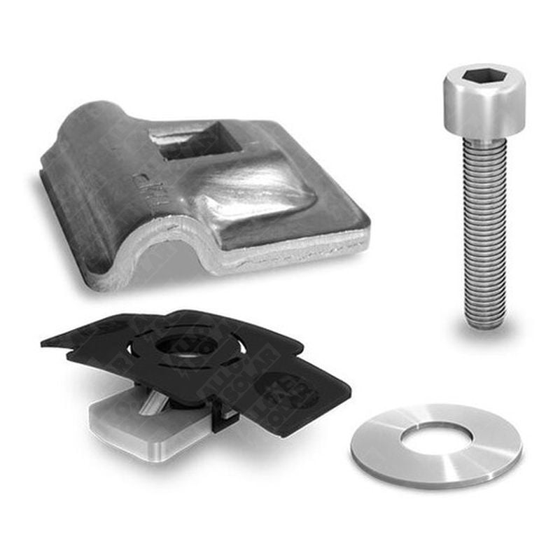 K2 Systems Blitzschutz-Kabelklemmen-Set Multi Alu 8 mm K2