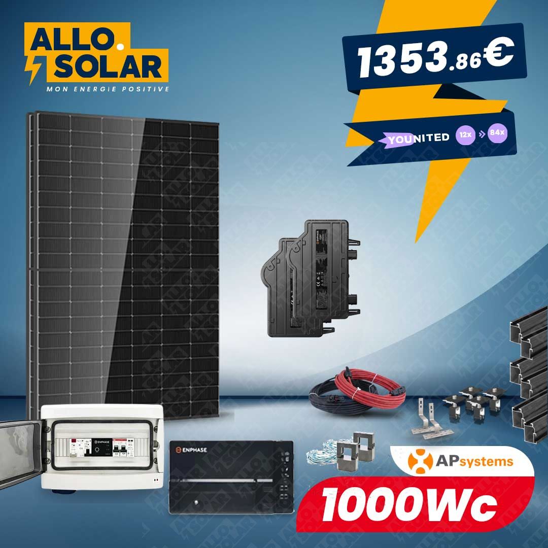 Solarics 1000Wc Eigenverbrauch bifazial - komplett - PRO -